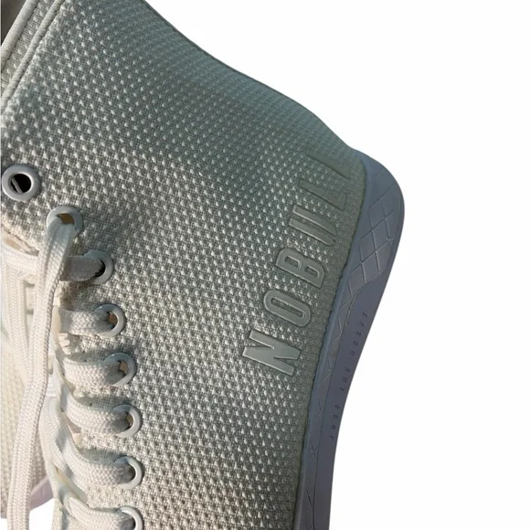 NOBULL Shoes Womens Size 8 White High-Top Trainer Cross Training EU 39 Mens 6.5 - Picture 5 of 5